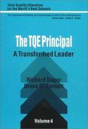 Cover of: The TQE principal | Richard Sagor