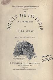 Cover of: Un billet de loterie, le numero 9672 by Jules Verne