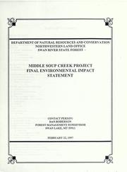 Cover of: Middle Soup Creek Project: final environmental impact statement