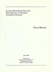 Cover of: Final report