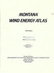 Montana wind energy atlas