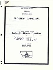 Cover of: Property appraisal by Lois Steinbeck