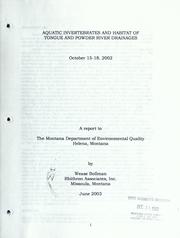 Cover of: Aquatic invertebrates and habitat of Tongue and Powder River drainages, October 15-18, 2002