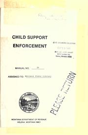 Cover of: Child support enforcement.