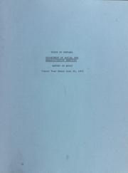 Department of Social and Rehabilitation Services, report on audit fiscal year ended June 30, 1970 by Montana. Legislature. Office of the Legislative Auditor.