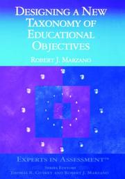 Cover of: Designing a New Taxonomy of Educational Objectives (Experts In Assessment Series) by Robert J. Marzano