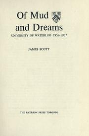Of mud and dreams by Scott, James