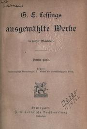 Cover of: Ausgewählte Werke in sechs Bänden.