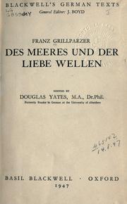 Cover of: Des Meeres und der Liebe Wellen by Franz Grillparzer