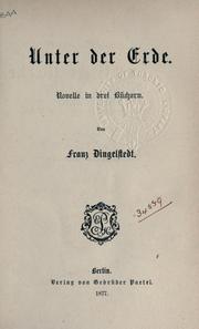 Cover of: Sämtliche Werke.