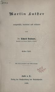 Cover of: Martin Luther