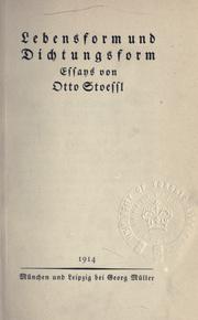 Cover of: Lebensform und Dichtungsform: Essays