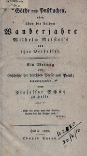 Goethe und Pustkuchen by Schütz.