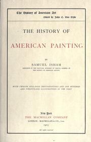 Cover of: history of American painting.