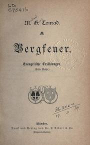 Cover of: Bergfeuer: evangelische Erzählungen.  (Erste Reihe)
