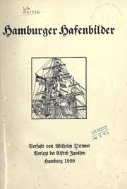 Hamburger Hafenbilder by Wilhelm Dittmer