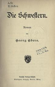 Cover of: Schwestern: roman.