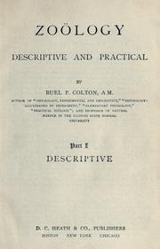 Cover of: Zoology, descriptive and practical by Buel P. Colton