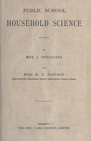Cover of: Public school household science
