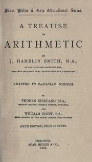 Cover of: A treatise on arithmetic by J. Hamblin Smith