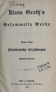 Cover of: Gesammelte Werke.