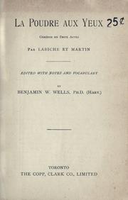 Cover of: La poudre aux yeux by Eugène Labiche
