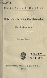 Cover of: Sämtliche Werke by Gottfried Keller