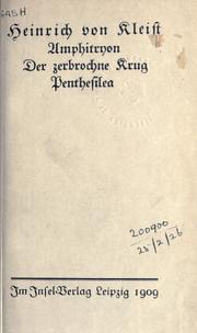Cover of: Sämtliche Werke und Briefe by hrsg. von Wilhelm Herzog.