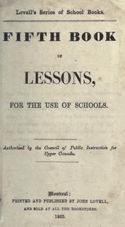 Fifth book of lessons, for the use of schools