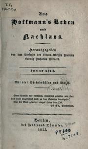 Cover of: Aus Leben und Nachlass by E. T. A. Hoffmann