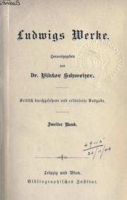 Cover of: Werke by Otto Ludwig