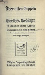 Cover of: Über allen Gipfeln by Johann Wolfgang von Goethe