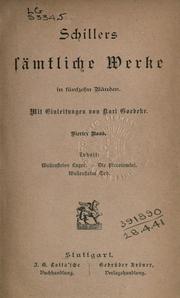 Cover of: Sämtliche Werke by Friedrich Schiller