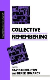 Cover of: Collective remembering by edited by David Middleton and Derek Edwards.