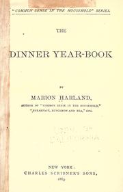 Cover of: The dinner year book