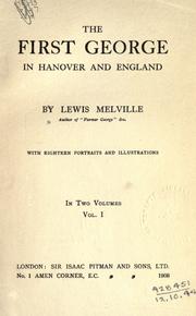 Cover of: The first George in Hanover and England
