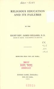 Religious education and its failures by James Bellord