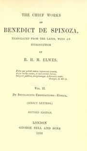 Cover of: Chief works.: Translated from the Latin with an introd.