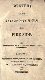 Cover of: Winter, or, The comforts of a fire-side