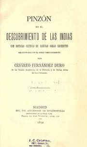 Pinzón en el descubrimiento de las Indias by Cesáreo Fernández Duro
