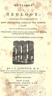 Cover of: Outlines of geology by J. L. Comstock