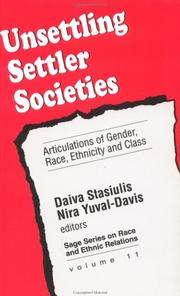 Cover of: Unsettling Settler Societies by 