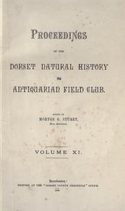 Cover of: Proceedings. by Dorset Natural History and Archaeological Society