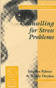 Cover of: Counselling for stress problems by Palmer, Stephen