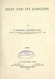 Cover of: Dust and its dangers