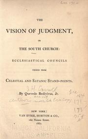 The vision of judgment by Horatius Flaccus