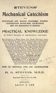 Stevens' mechanical catechism .. by H. G. Stevens