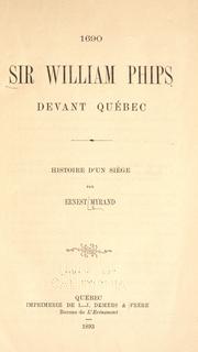 Sir William Phips devant Québec by Myrand, Ernest