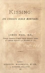 Cover of: Kissing: its curious Bible mentions