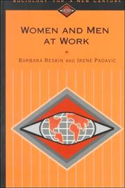 Cover of: Women and men at work